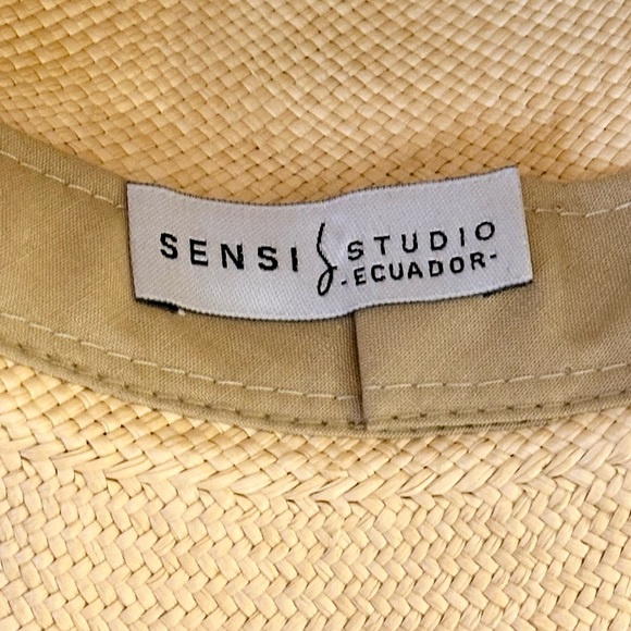 🌟2xHP🌟Sensi Studio Wide Brim Panama Hat Ecuadorian Straw Neon Orange Fuchsia - Picture 11 of 13